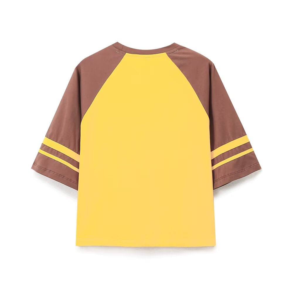 Summer Color Block Shorts Set
