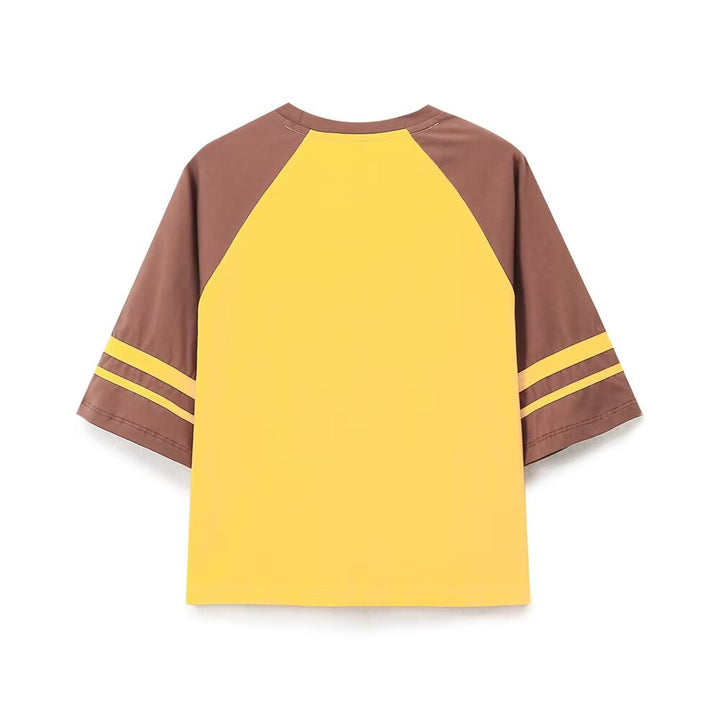 Summer Color Block Shorts Set
