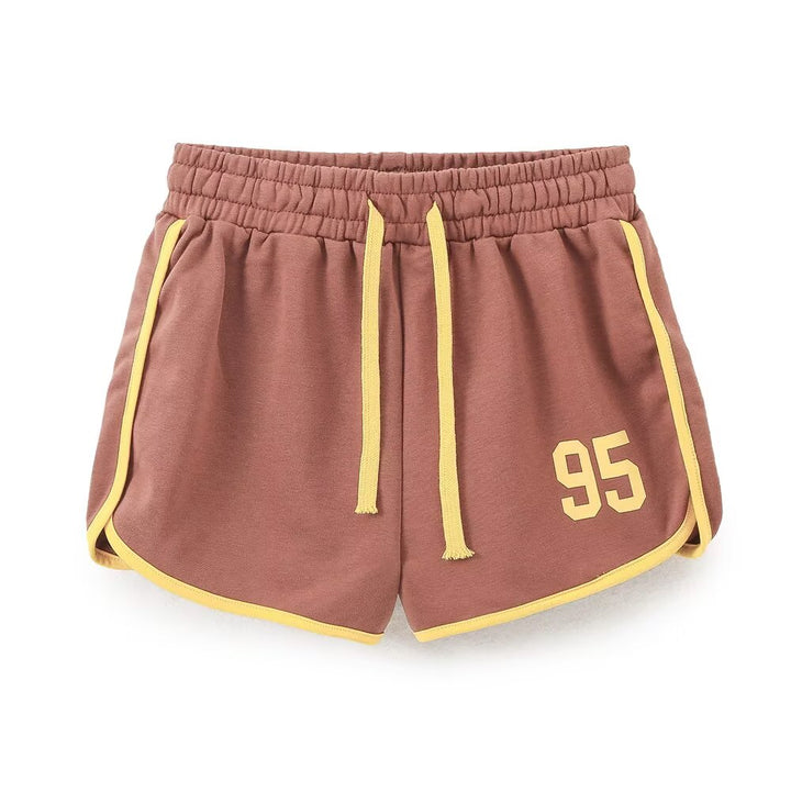 Summer Color Block Shorts Set